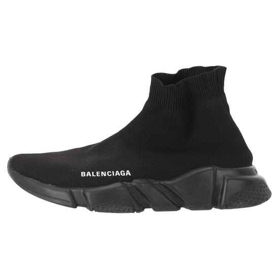Balenciaga Speed ​​Trainer Schuhe aus schwarzem Polyester - Image 2