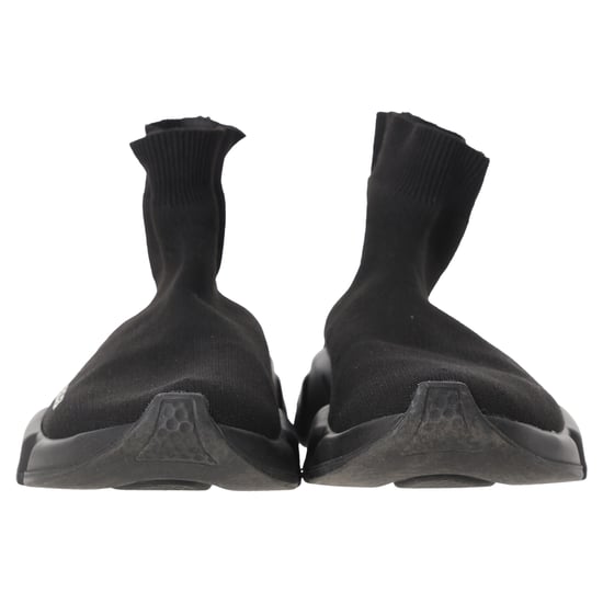 Balenciaga Speed ​​Trainer Schuhe aus schwarzem Polyester - Image 4