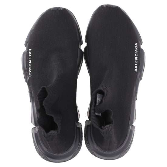 Balenciaga Speed ​​Trainer Schuhe aus schwarzem Polyester - Image 6