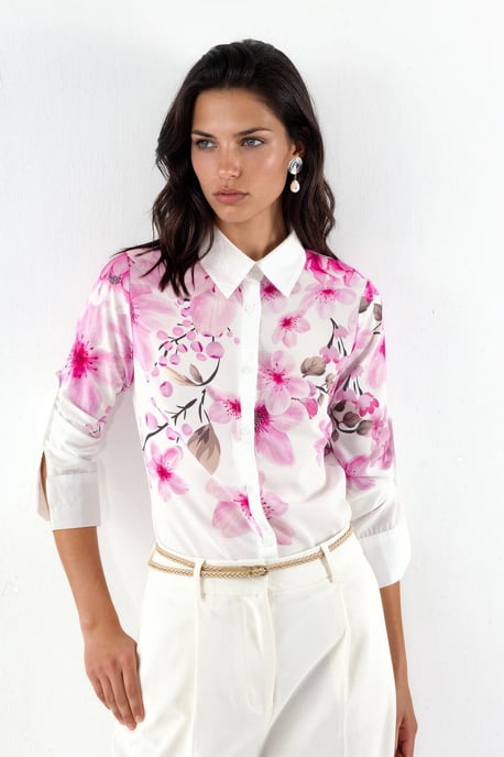 Blumenmuster Langarmshirt - Image 5