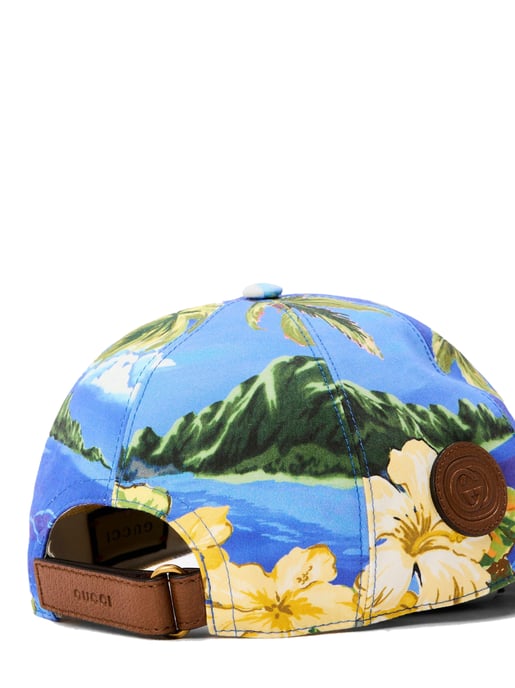 Baseballkappe mit Hawaii-Print-Logoaufnäher - Image 4