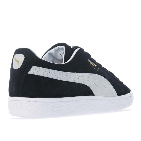 Puma Suede Classic XXI Damen Sneakers in Schwarz und Weiß - Image 3