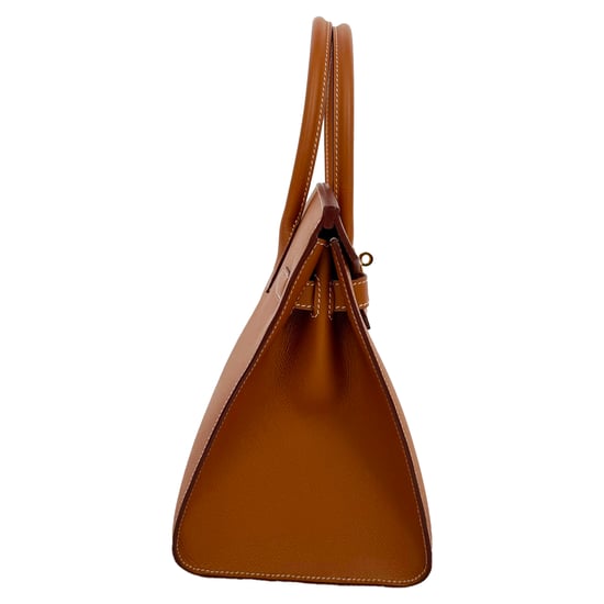 Hermès Birkin 30 Gold Hardware aus braunem Togo-Leder - Image 3