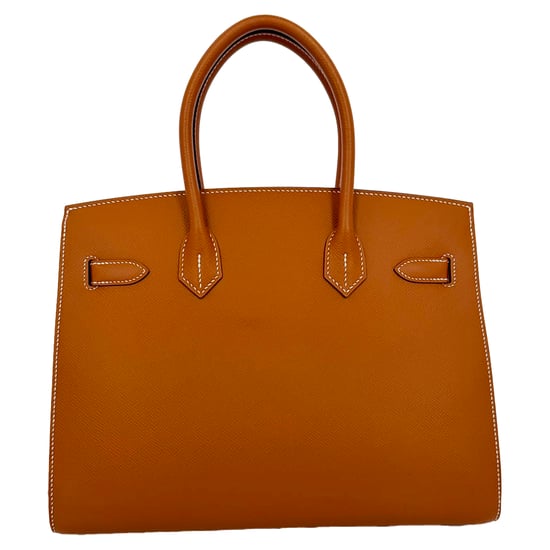 Hermès Birkin 30 Gold Hardware aus braunem Togo-Leder - Image 4