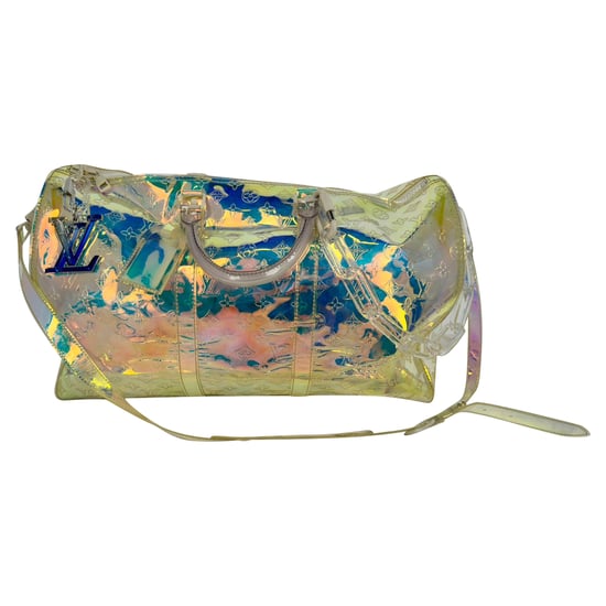 Louis Vuitton Monogram Prism Keepall Bandouliere Tasche aus mehrfarbigem PVC - Image 2