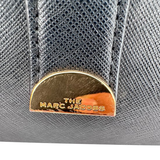 Marc Jacobs Tasche mit strukturiertem Schulterriemen aus schwarzem Leder - Image 6