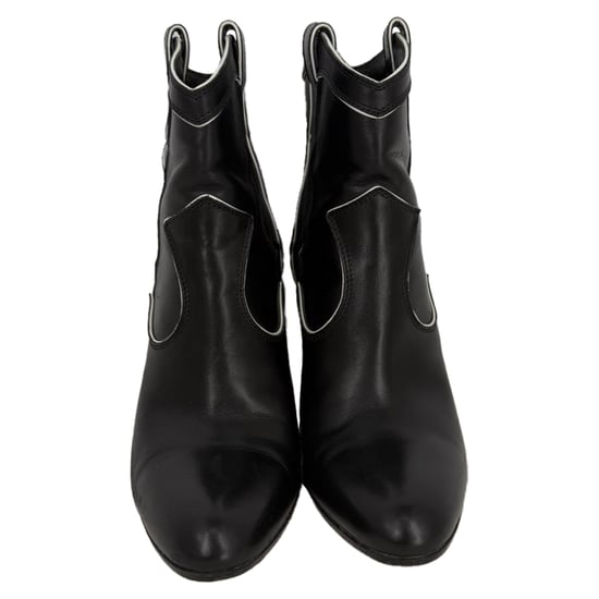 Gianvito Rossi Western-Stiefeletten aus schwarzem Leder - Image 1