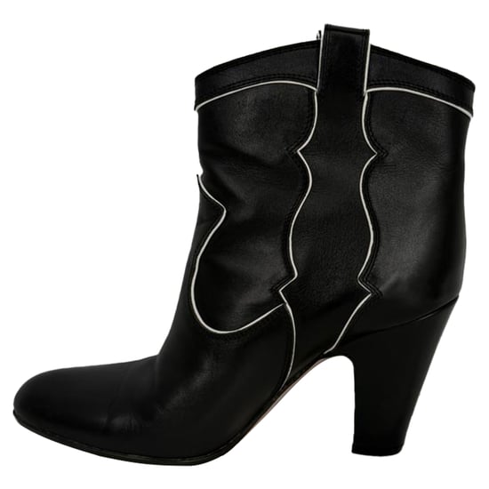 Gianvito Rossi Western-Stiefeletten aus schwarzem Leder - Image 3