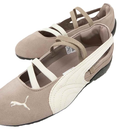 Puma Speedcat Ballet SD Wildleder Damen Schuhe Mausgrau/Schwarz - Image 4