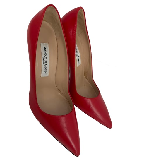 Manolo Blahnik BB 105 Pumps mit Absatz aus rotem Leder - Image 5