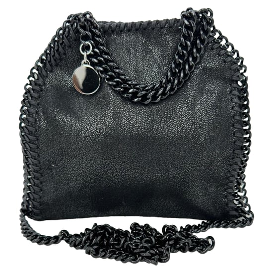 Stella McCartney Falabella Tote Bag aus schwarzem Leder - Image 1