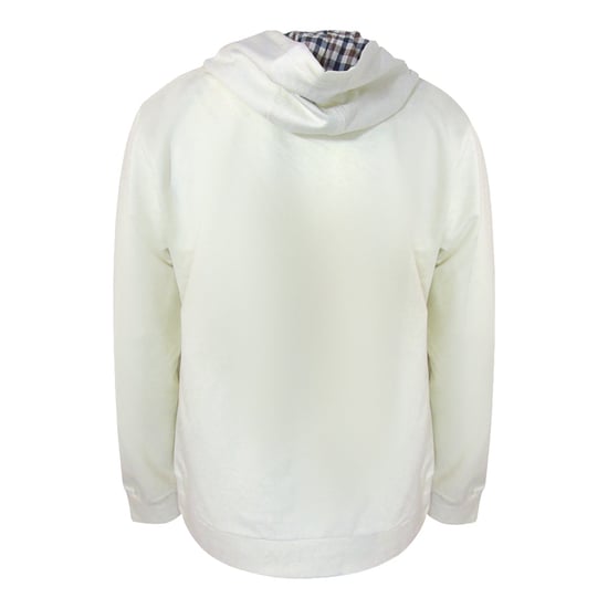 Aquascutum Active Hoodie Mit Großem Logo, Altweiß - Image 3