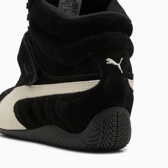 Puma Speedcat Wedge OG Wildleder Damen Schwarz/Weiß Sneakers - Image 5