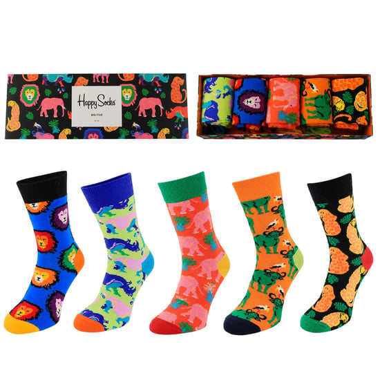 Happy Socks 5er-Pack Streifen-Multicolor-Geschenkset - Image 1