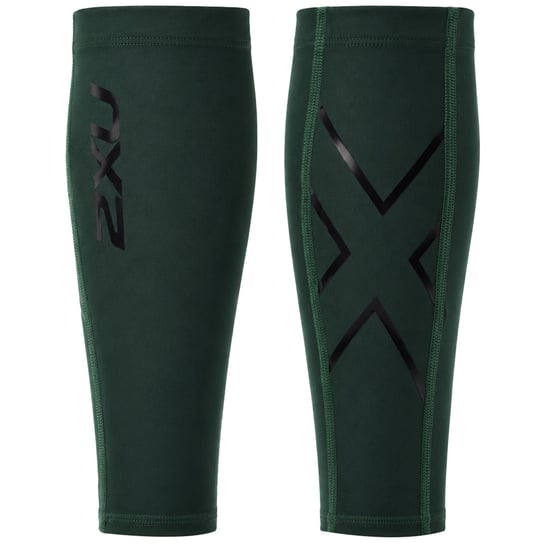 2XU Kompressions-Wadenbandagen in Dunkelgrün - Image 1