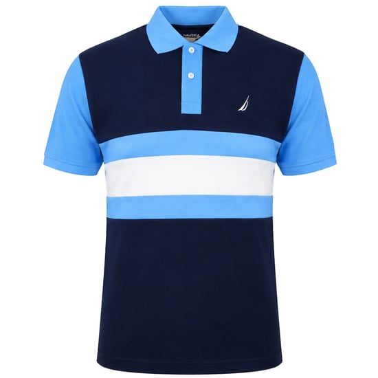 Nautica Dent Herren Blaues Poloshirt - Image 1