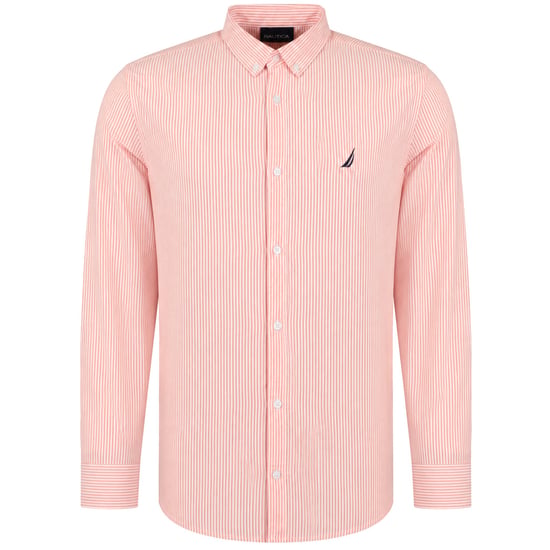 Nautica Paneo Herren Orange Hemd - Image 1