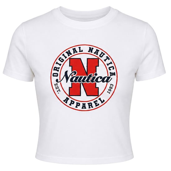 Nautica Beau Damen Weißes Crop-Top - Image 1