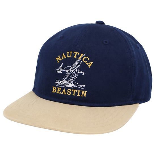 Nautica x Beastin Glatter Segeltörn 6-Panel Marineblau Cap - Image 1