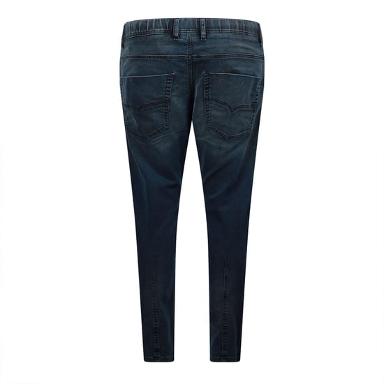 Herren Diesel Krooley Ne Sweat Tapered Jeans in Blau Denim - Image 2