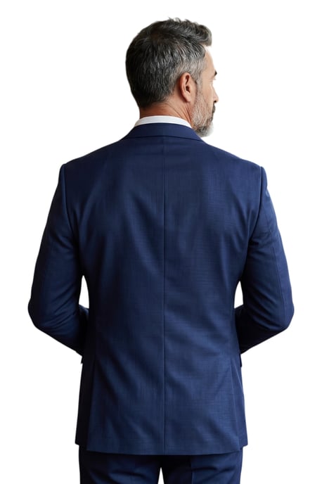 Herren Navy Herren 3-teiliger formeller klassischer Arbeitsanzug – IM30 - Image 6