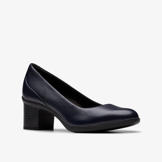 Shaya Poppy Navy Leather Schuhe - Image 4