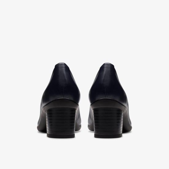 Shaya Poppy Navy Leather Schuhe - Image 5