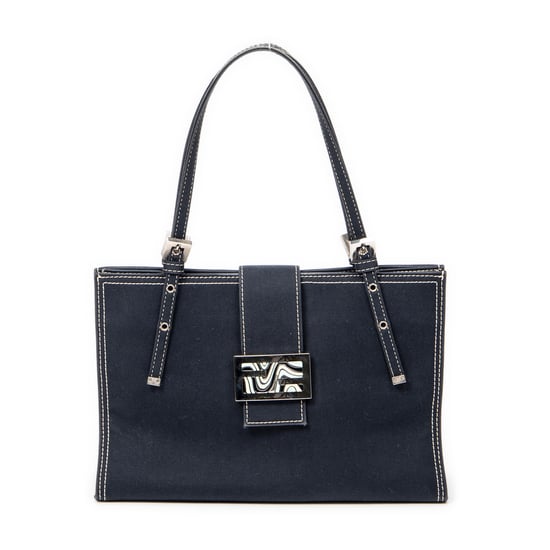 Vintage FF Marble Tote Schultertasche - Image 1