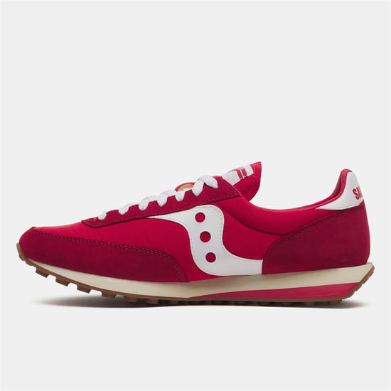 Saucony - "80" Sneaker für Herren/Damen Unisex, Wildleder (Rot/Weiß) - Image 3