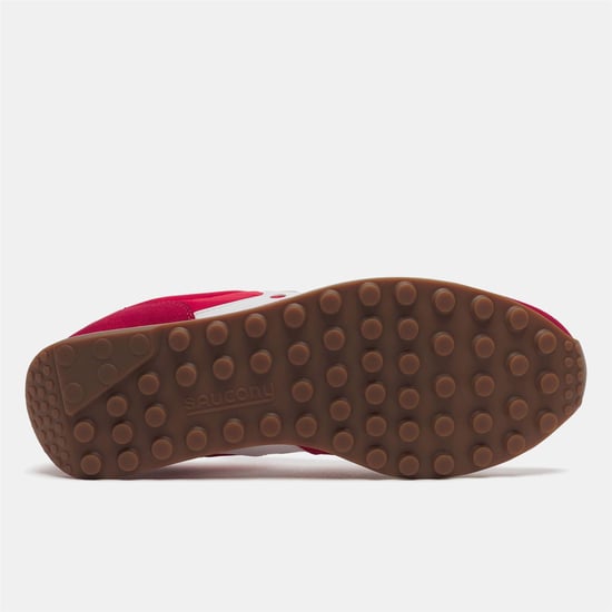 Saucony - "80" Sneaker für Herren/Damen Unisex, Wildleder (Rot/Weiß) - Image 6