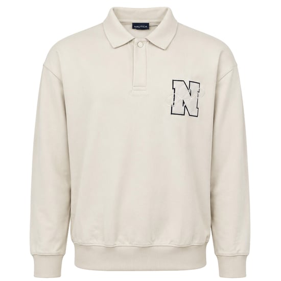 Nautica Colson Herren Elfenbein Polohemd - Image 1
