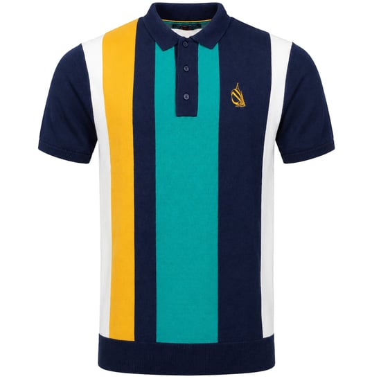 Nautica Hickory Strickpullover Herren Mehrfarbig Polo-Shirt - Image 1