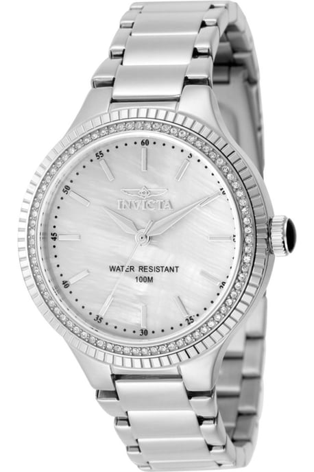 Invicta Angel 50648 Damenuhr - Quarzwerk - Edelstahl mit Perlmutt Zifferblatt - 38 mm - Image 1