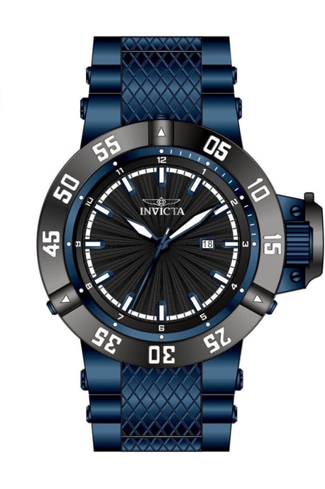 Invicta Subaqua 50795 Herrenuhr - Quarzwerk - Edelstahl mit schwarzem Zifferblatt - 50 mm - Image 1