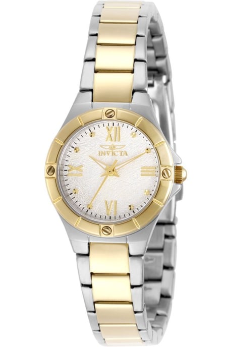 Invicta Wildflower 50390 Damenuhr - Quarzwerk - Edelstahl mit silbernem Zifferblatt - 26 mm - Image 1