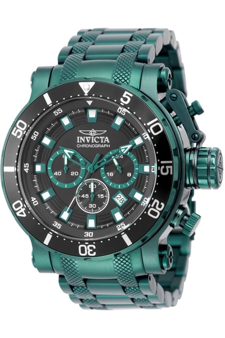 Invicta Coalition Forces 50765 Herrenuhr - Quarzwerk - Edelstahl mit schwarzem Zifferblatt - 52 mm - Image 1