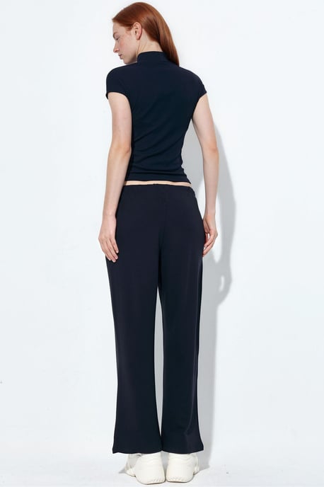 Damen-Jersey-Jogginghosen mit weitem Bein - Image 3