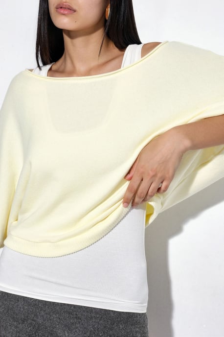 Damen Rippstrick Rundhalsausschnitt Pullover - Image 4