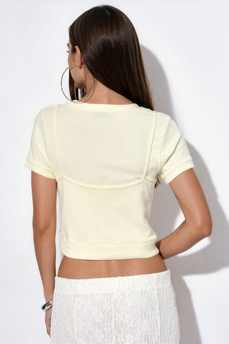 Damen Ripp-Crop-Top - Image 3
