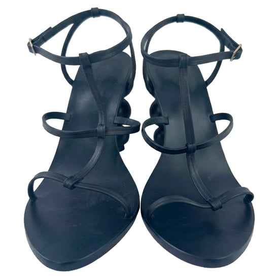 Cult Gaia Sphere Heel Stiletto aus schwarzem Leder - Image 2