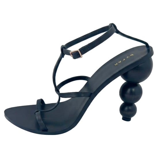 Cult Gaia Sphere Heel Stiletto aus schwarzem Leder - Image 5