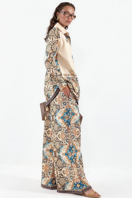 Paisley-Hemd und weite Hose Set - Image 2