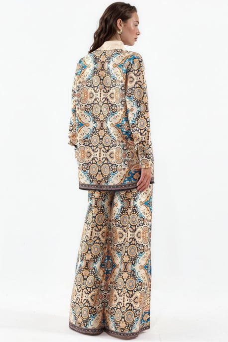 Paisley-Hemd und weite Hose Set - Image 3
