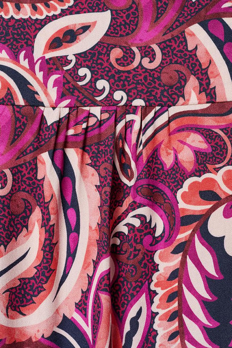 Caroline Tensen Bluse mit Chelsea-Print Magenta / Multi - Image 6