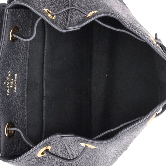 Louis Vuitton LV Mini Lockme Rucksack aus schwarzem Leder - Image 6