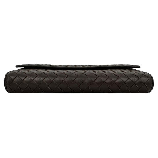 Bottega Veneta Intrecciato Continental Geldbörse aus braunem Leder - Image 6