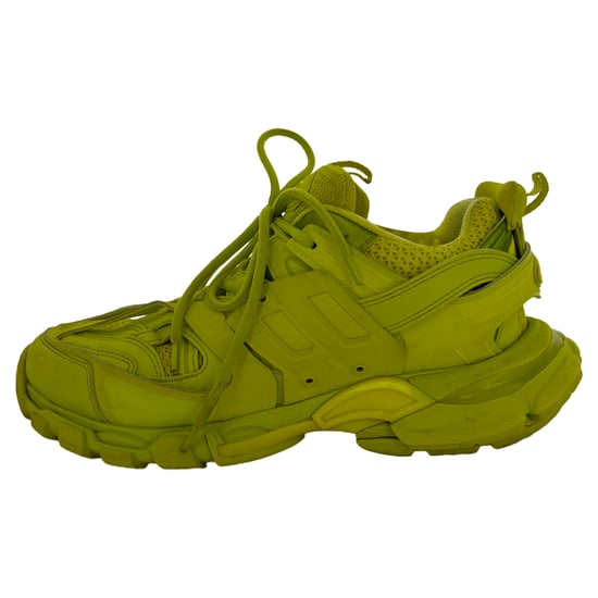 Balenciaga Track Sneakers aus neongelbem Polyurethan - Image 2