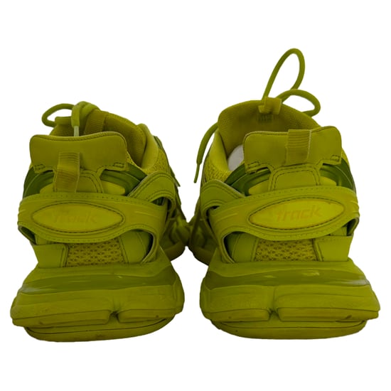 Balenciaga Track Sneakers aus neongelbem Polyurethan - Image 4