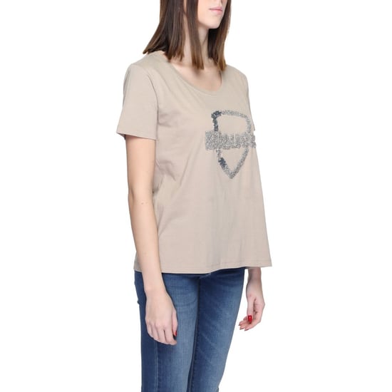 T-Shirt mit Pailletten-Detail und Rundhalsausschnitt - Image 4