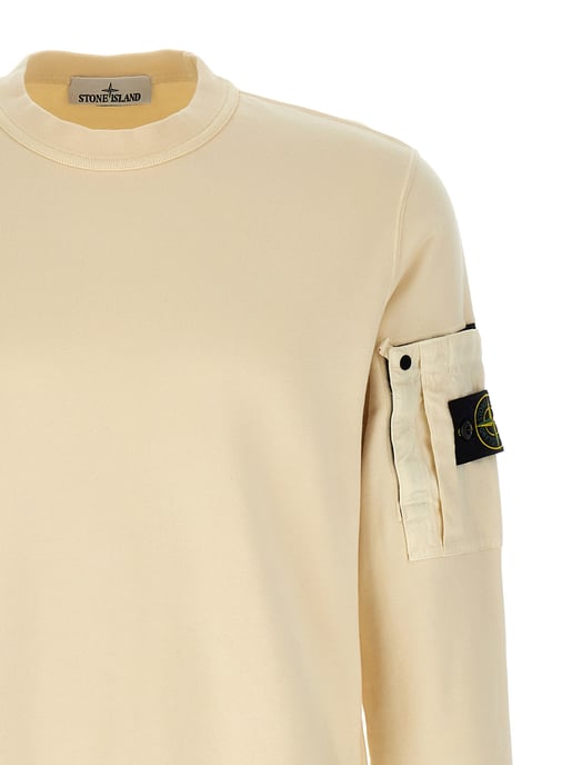 Stone Island Beiges Baumwoll-Sweatshirt - Image 3